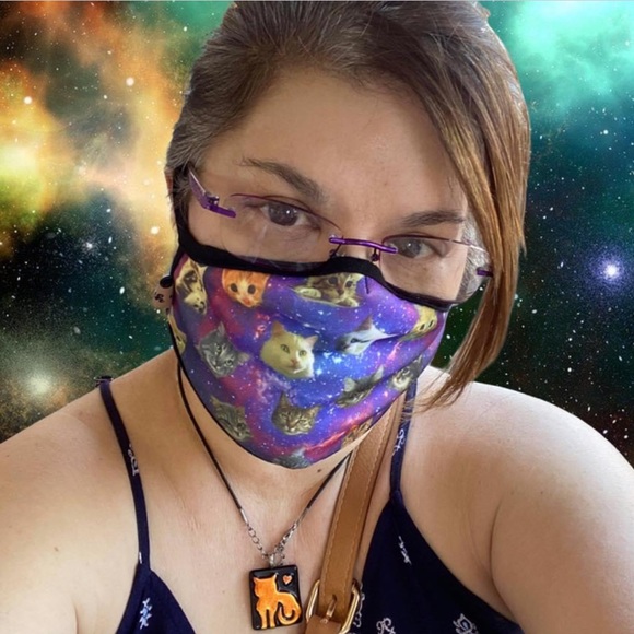 IN STOCK FAST SHIP Cat Lover Fashion Face Mask - Picture 4 of 9